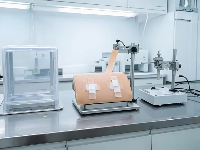 Adhesive wear simulation bench