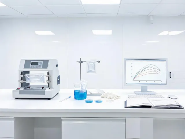 Sterile barrier packaging test bench