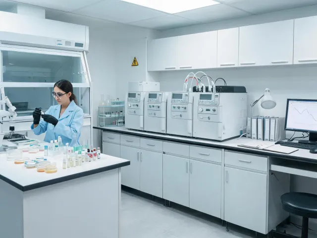 Patient-contact materials characterization laboratory