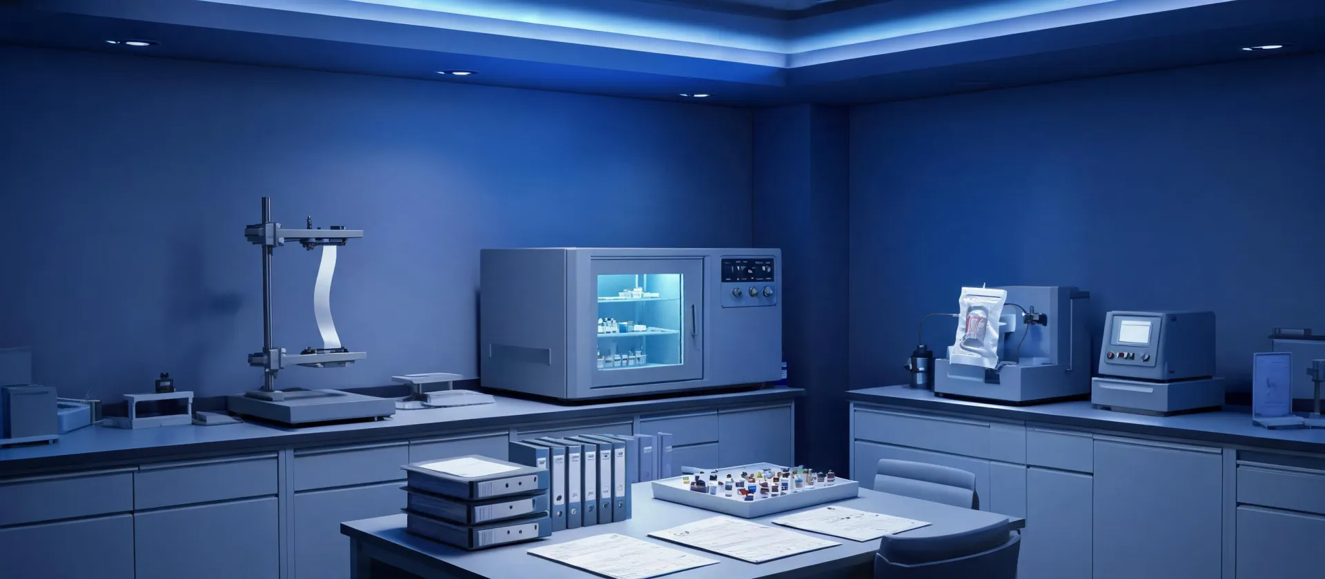 Controlled medical consumables performance laboratory
